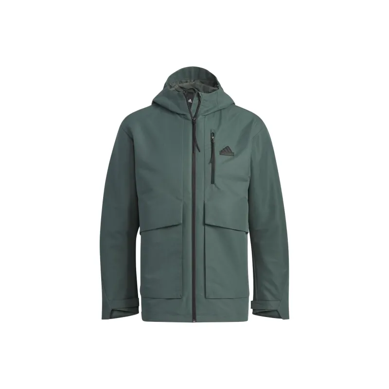 Adidas CITY ESCAPE Wind.Rdy Jacket Jackets Coats Men's Ivy Green-0
