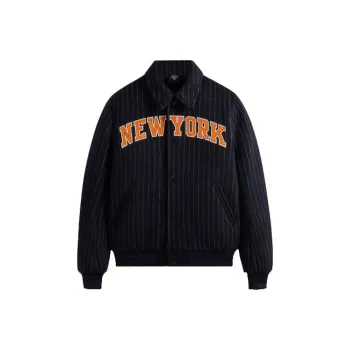 KITH For The New York Knicks Wool Collared Coaches Jacket
