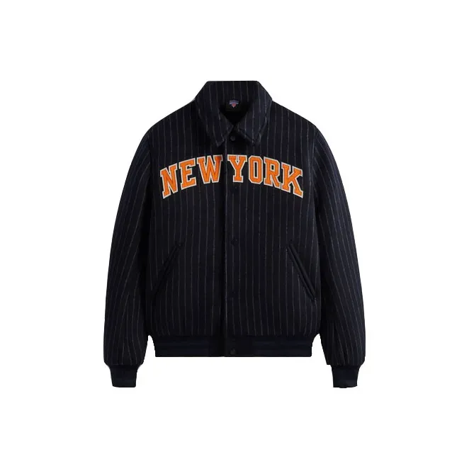 KITH For The New York Knicks Wool Collared Coaches Jacket-0