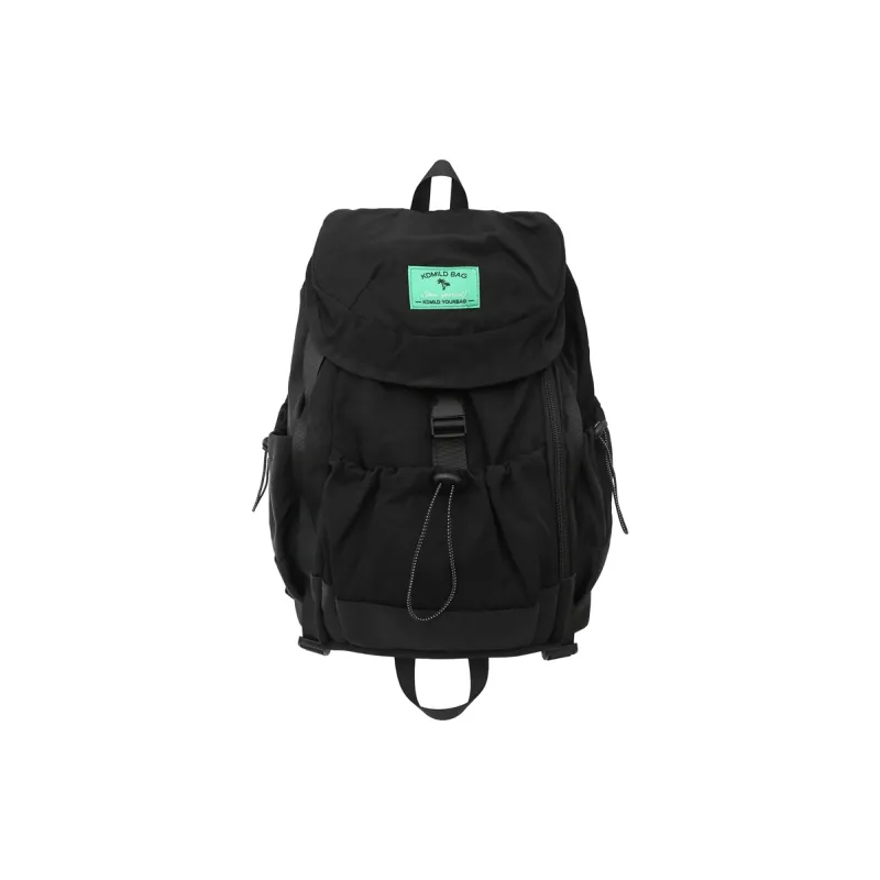 OUZIHUANG Nylon Backpack Large Size Unisex Multicolor-0
