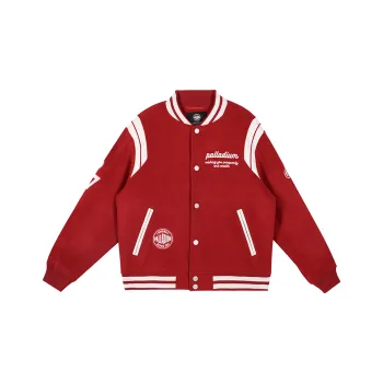 Palladium Baseball Jacket Unisex Red