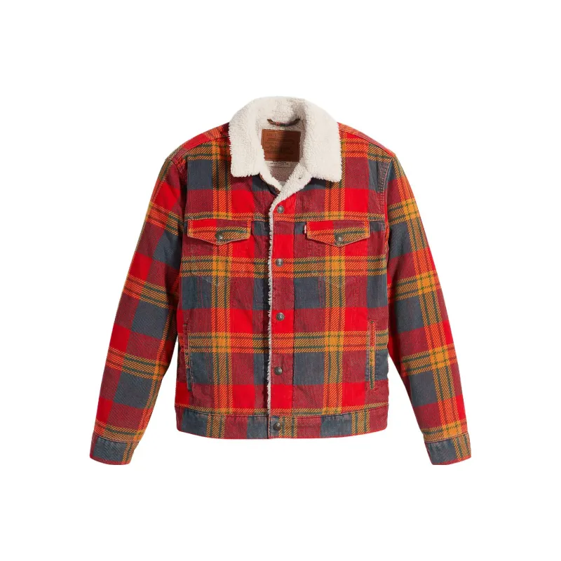 Levis Jackets Men Red-0