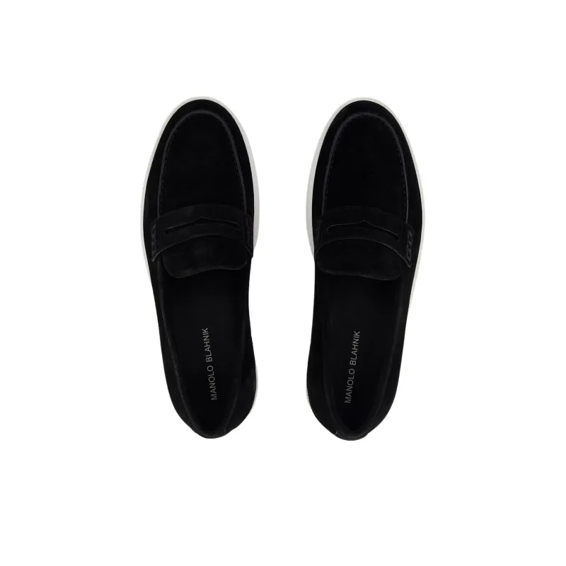 MANOLO BLAHNIK Casual Shoes Men's Black-4