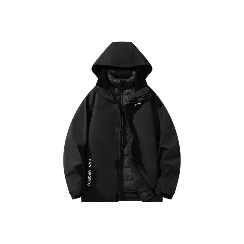 K bird Waterproof And Windproof To Keep Warm Windbreaker Jacket Unisex-5