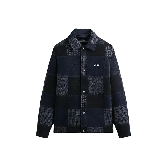 KITH Patchwork Wool Coaches Jacket-0