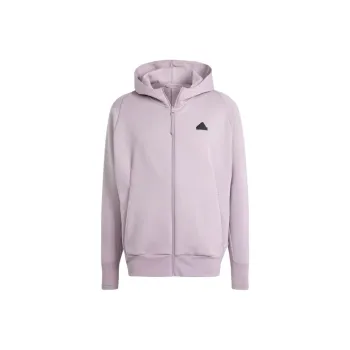 Adidas Z.N.E. Premium Full Zip Hooded Jackets & Coats Men's Fig