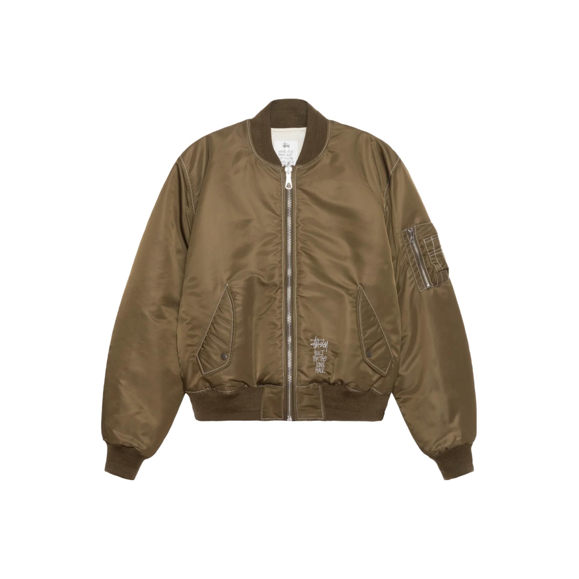 Stussy Built Reversible Bomber Jacket - POIZON