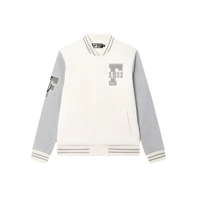 FILA Baseball Jacket Men's Steam White-0