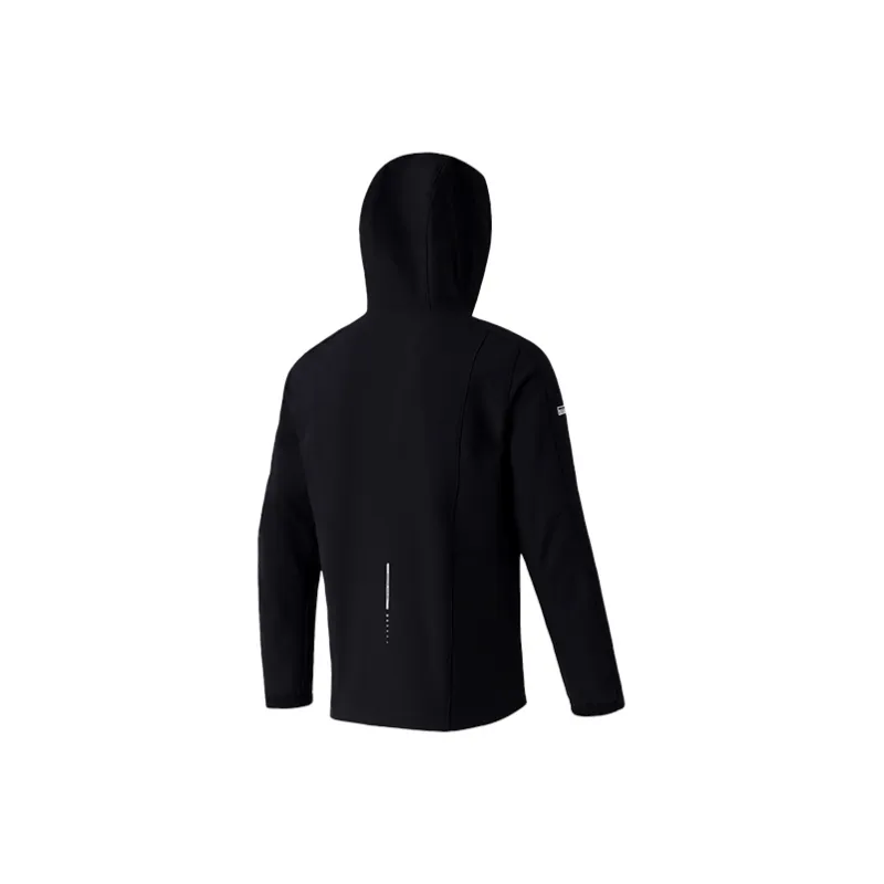 Macondo Waterproof And Windproof To Keep Warm Windbreaker Jacket Men's Black-0
