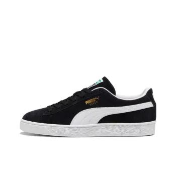 PUMA Suede Classic Anti Slip Wear Resistant Low Top Skateboard Shoes Women's Black White
