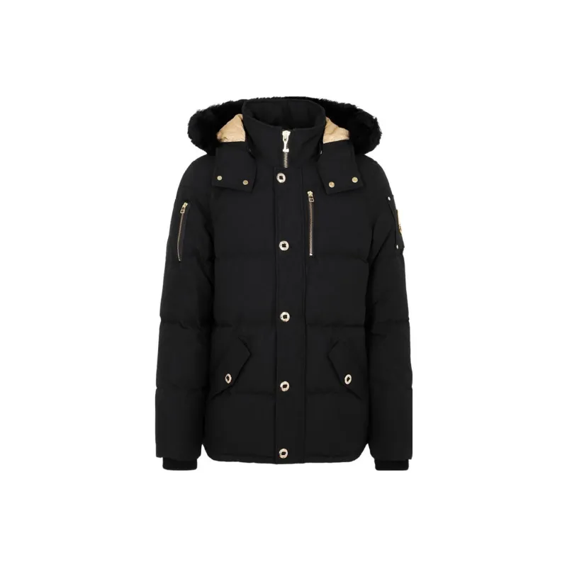 Moose Knuckles 3Q Logo Plaque Padded Jacket-0