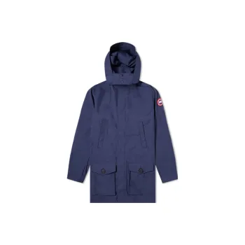 Canada Goose Trench Coat Men's Dark Blue