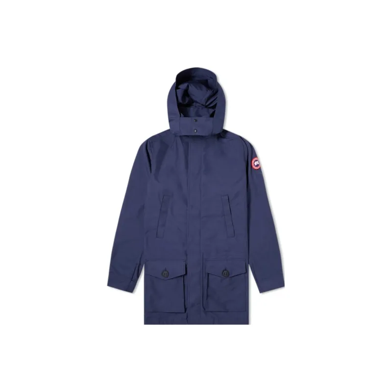Canada Goose Trench Coat Men's Dark Blue-0