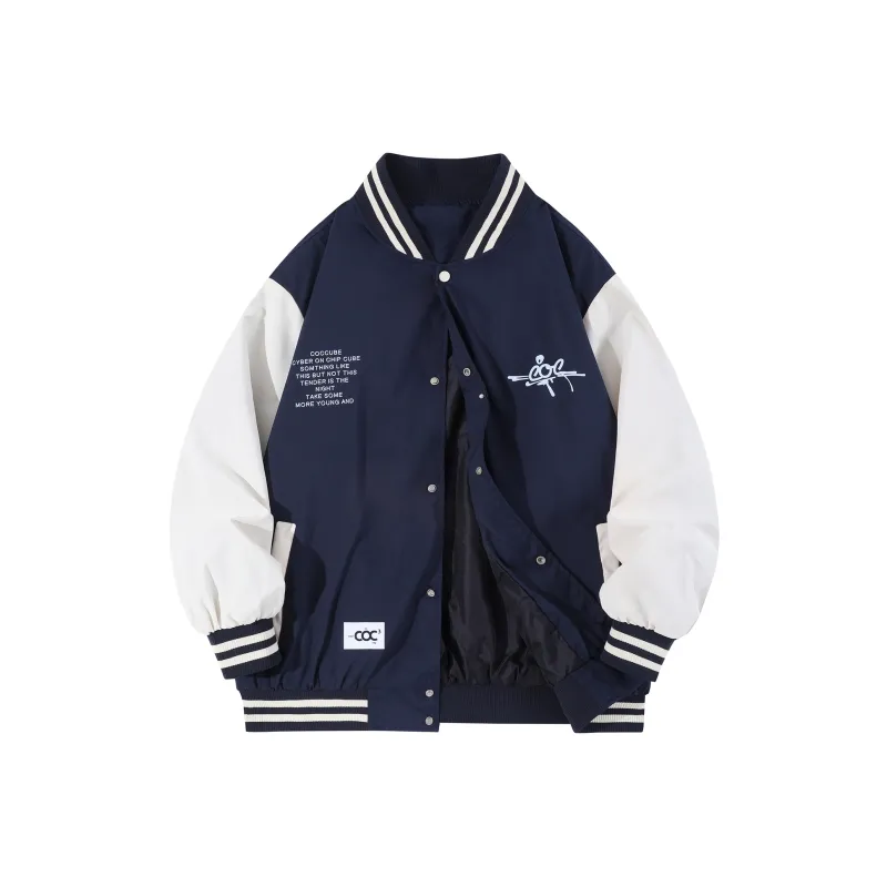 COC CUBE Baseball Jacket Unisex-4
