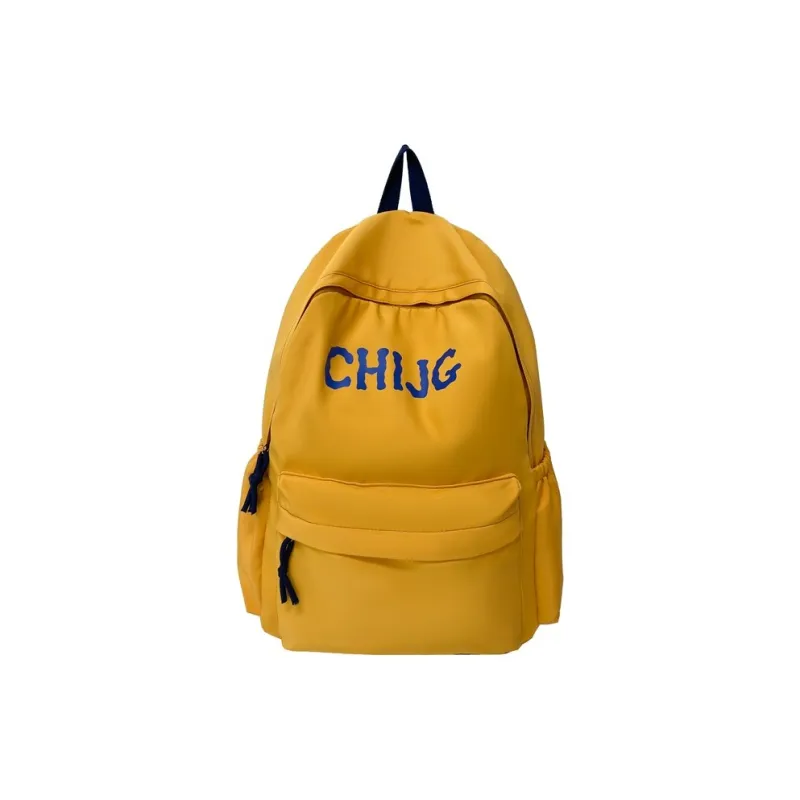 OURFUN Oxford Backpack Unisex Black/gold/dark Blue-3