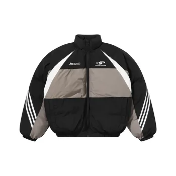 HARSH AND CRUEL Puffer Jacket Unisex Black