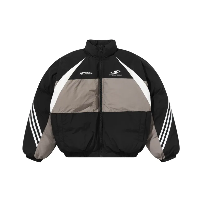 HARSH AND CRUEL Puffer Jacket Unisex Black-0