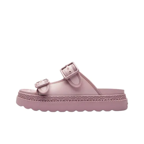COACH Slide Slippers 5cm Women's Pink