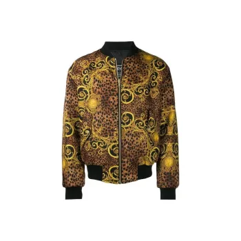 VERSACE SS23 Baseball Jacket Men's Black