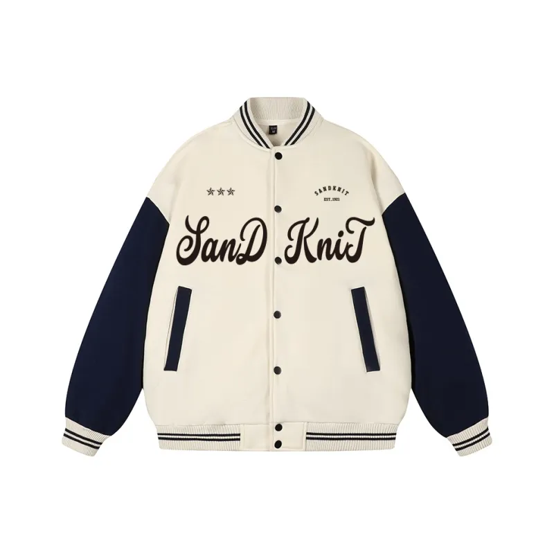 SandKnit Baseball Jacket Unisex-4