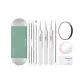 [Ultra-Sharp Cell Clip (3 Styles)+Ultra-Sharp Pin]+[4 Pcs Set]+[5x Lens+Alcohol Swabs]