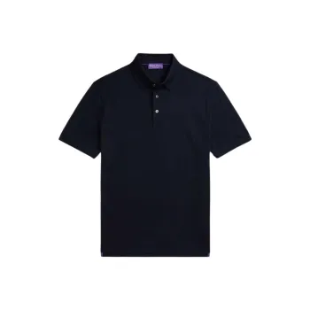 Ralph Lauren Purple Label SS25 Polo Shirt Men's Dark Blue