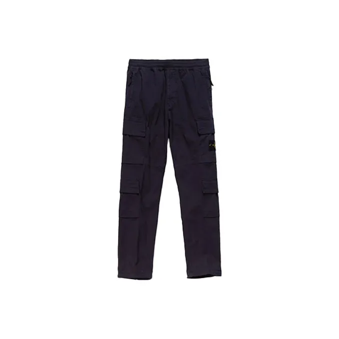 STONE ISLAND Cargo Pants Men's Ocean Blue-0
