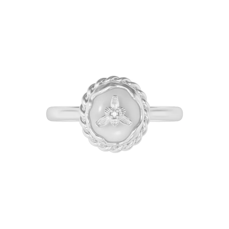 GOOGMO 18K Gold Plated Copper Rings Women's-3