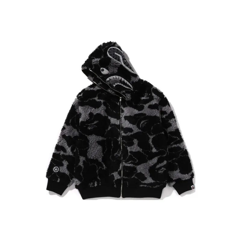 Bape Abc Camo Boa Shark Relaxed Fit Hoodie-0