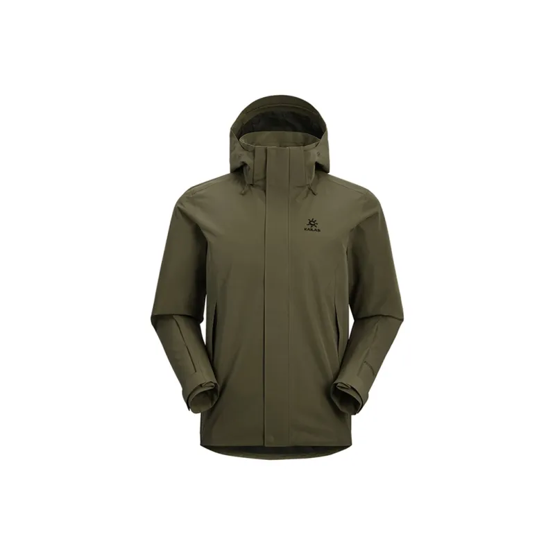 KAILAS Water-Resistant Windproof Breathable Windbreaker Jacket Men's Green Stone-12