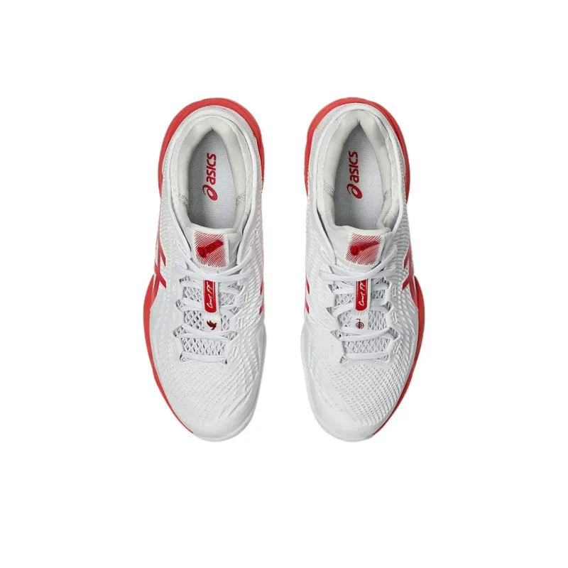 Asics Court Ff 3 Novak Clay White Electric Red-4