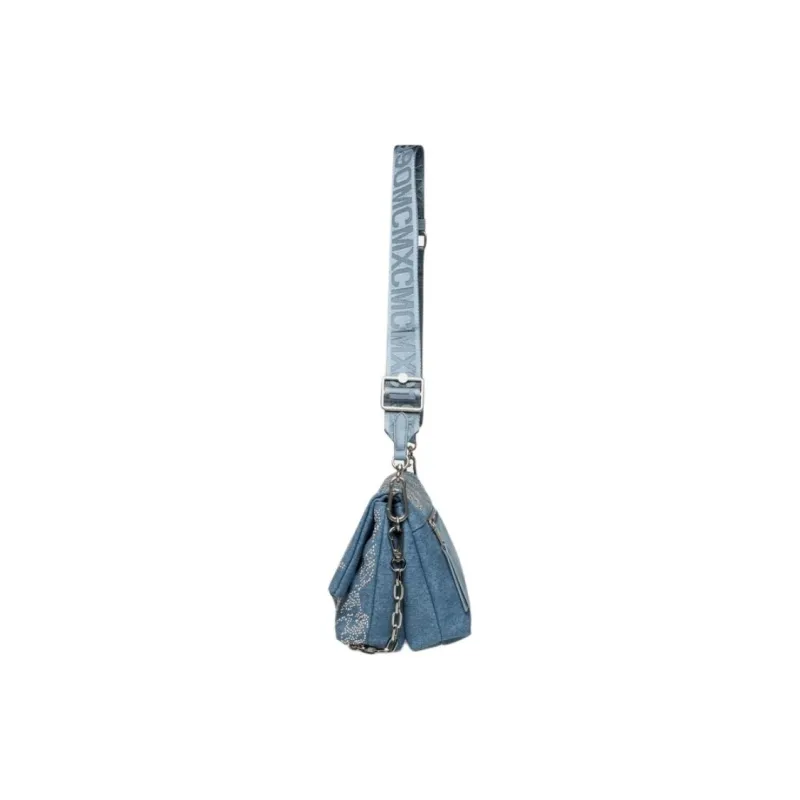 STEVE MADDEN Fabric Shoulder Bag Medium Size Women's Denim-2