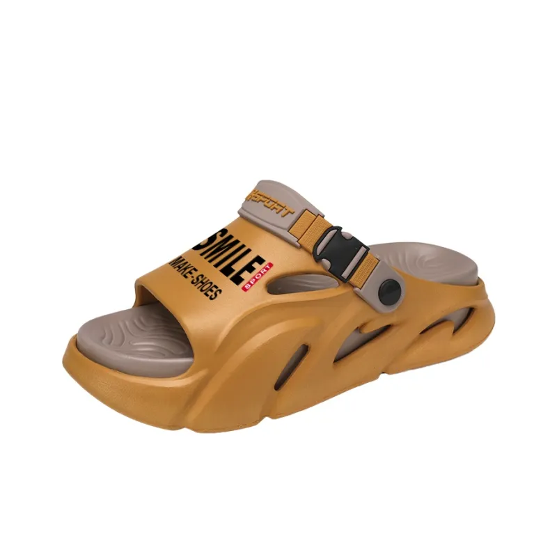 CAMOSI Beach Sandals Unisex Black Gray/White Black/Orange/Mint Green-8