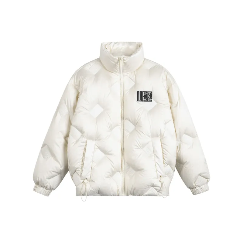 UFZ New National Standard White Duck Down Down Jacket Unisex-0