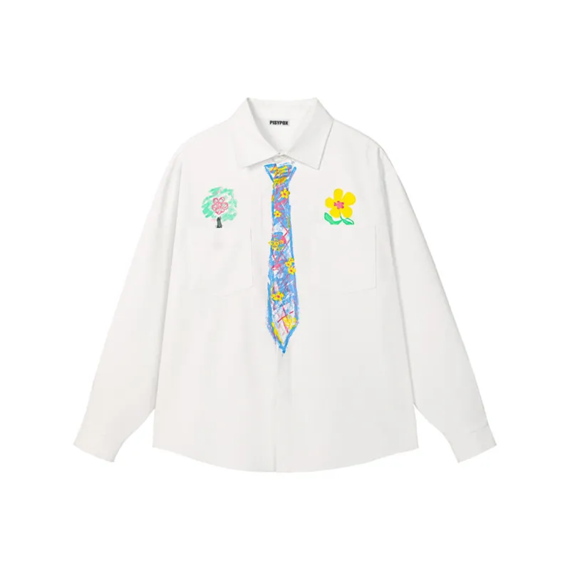 PISYPOX Shirts Unisex White-0