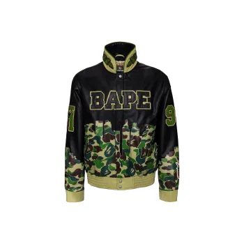 Jeff Hamilton X A BATHING APE Jeff Hamilton Collaboration Jackets Unisex Black