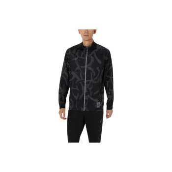 Asics Jackets & Coats Men's Black Gray
