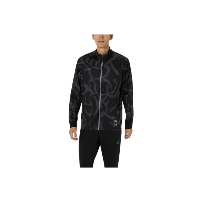Asics Jackets & Coats Men's Black Gray-0