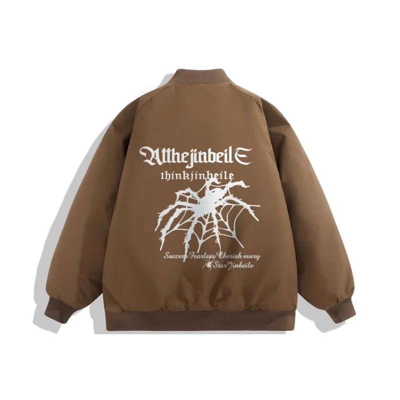 JINBEILE Jackets Coats Unisex Black-5
