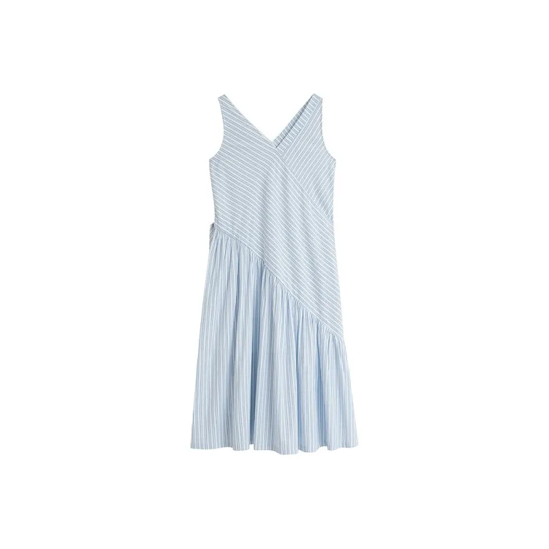 Inman Long Sleeved Dress Women's Sky Blue-1