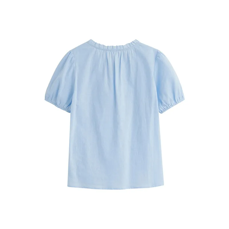 Inman Shirt Women's Powder Blue-1