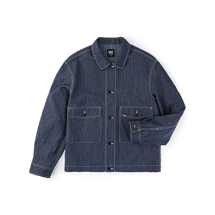 Lee Jackets Men Denim Blue-0