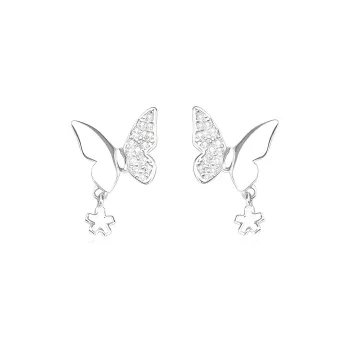 TRUE ME Sterling Silver Stud Earrings Women's