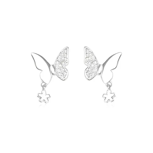 TRUE ME Sterling Silver Stud Earrings Women's