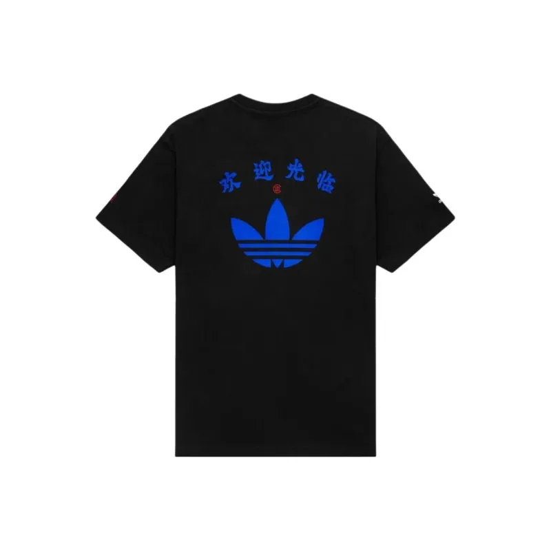 Adidas Originals x CLOT T Shirt Unisex Black-0