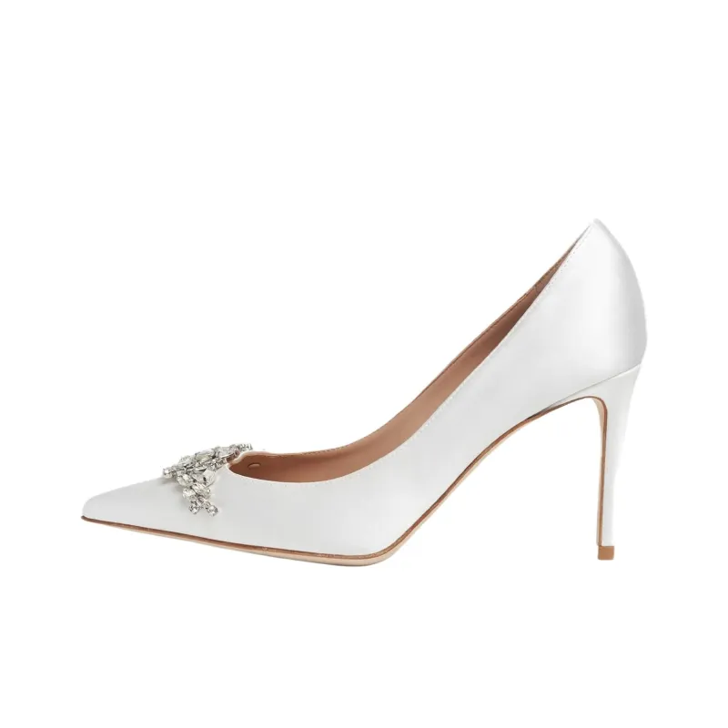 SCAROSSO 90mm Leather Pumps-0