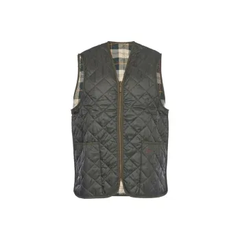 BARBOUR Reversible Checkered Zip Up Gilet