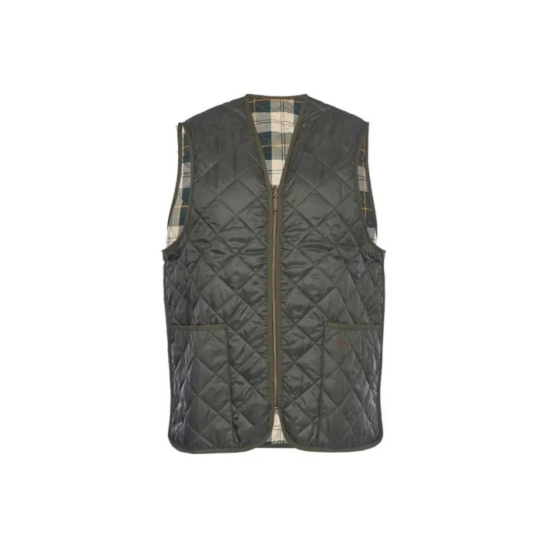 BARBOUR Reversible Checkered Zip Up Gilet-0