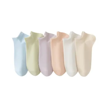 Urban Beauty Ankle Socks Women's 6 Pack Mixed Color