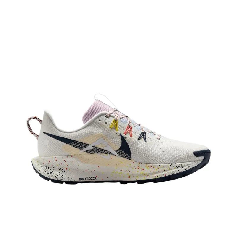 Nike React Pegasus Trail 5 Summit White Football Grey Pink Foam Armory Navy-1